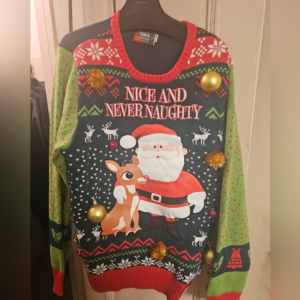 Spencers Light Up Christmas Sweater